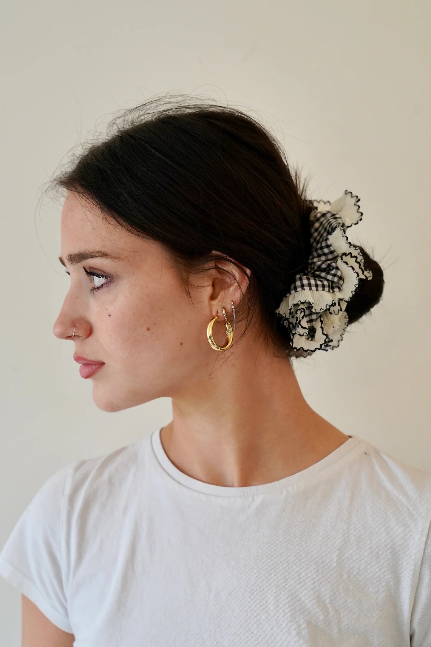 STAISE Black Kitty Scrunchie