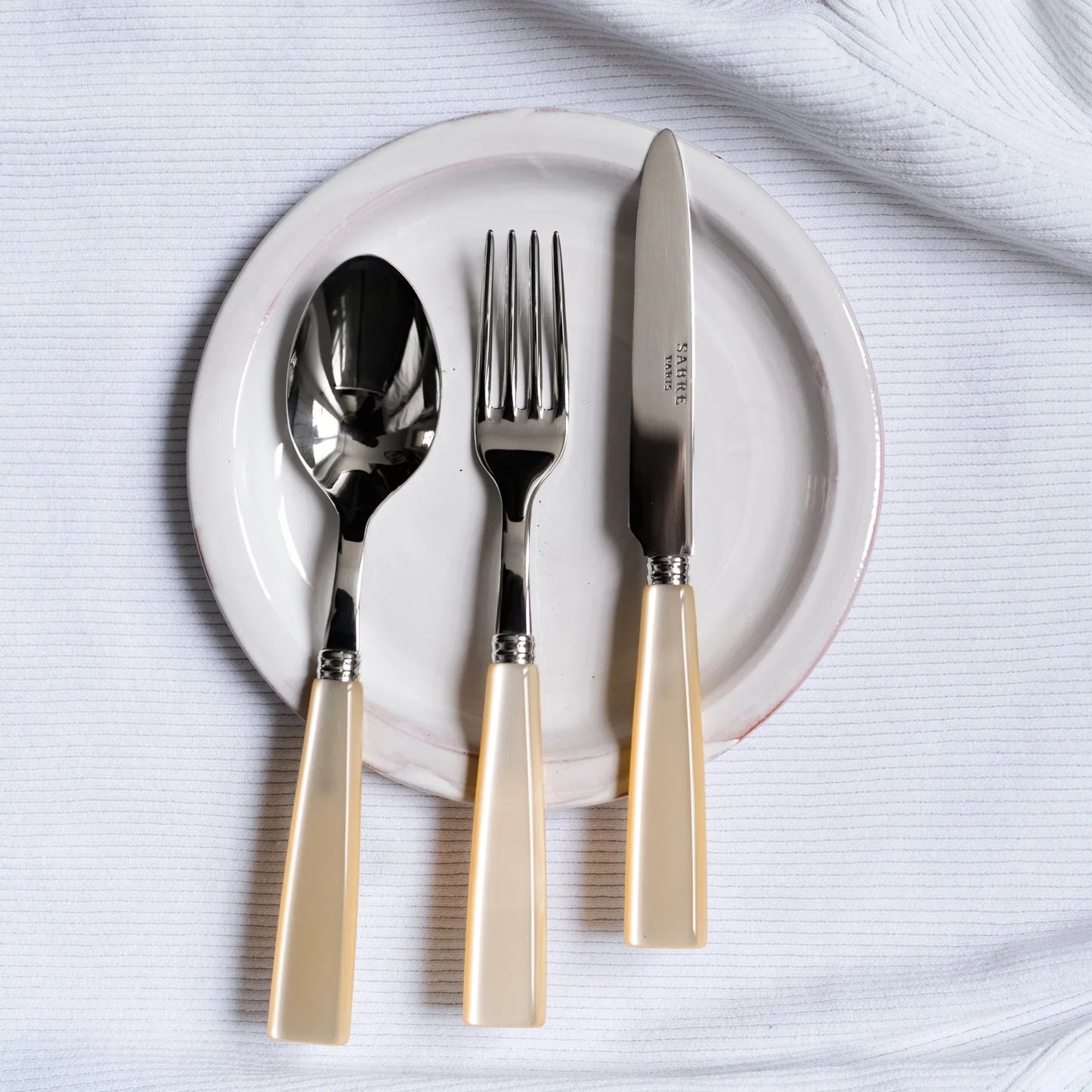 SABRE PARIS Dessert Spoon - Icone Pearl