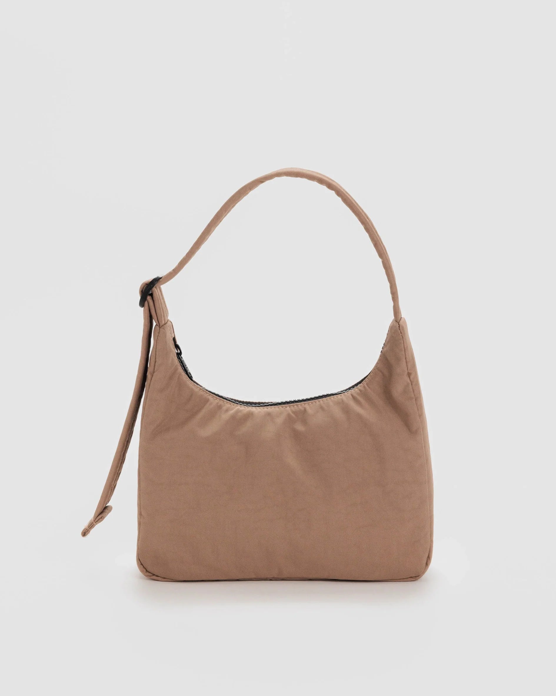BAGGU Mini nylon shoulder bag in cocoa 