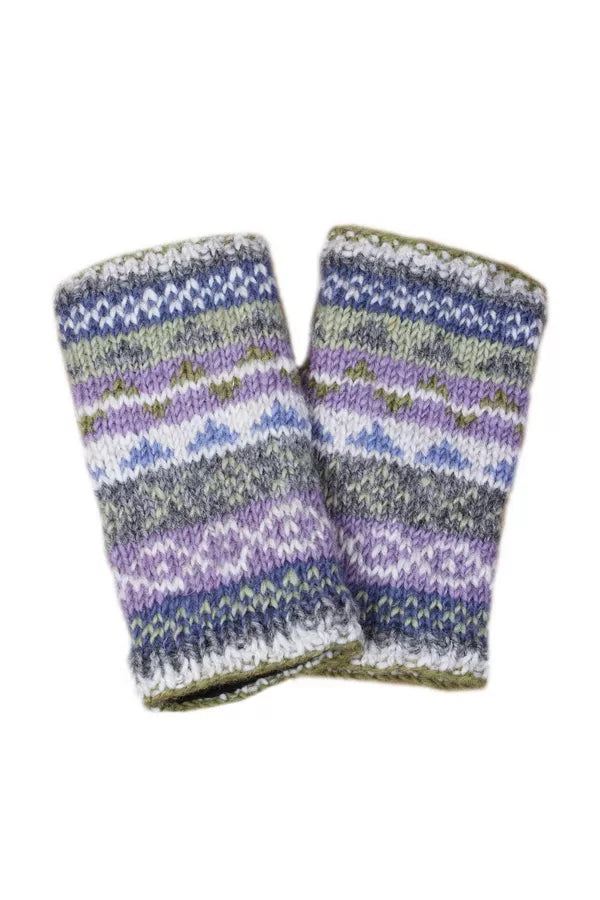 Pachamama Fairisle Handwarmer Olive