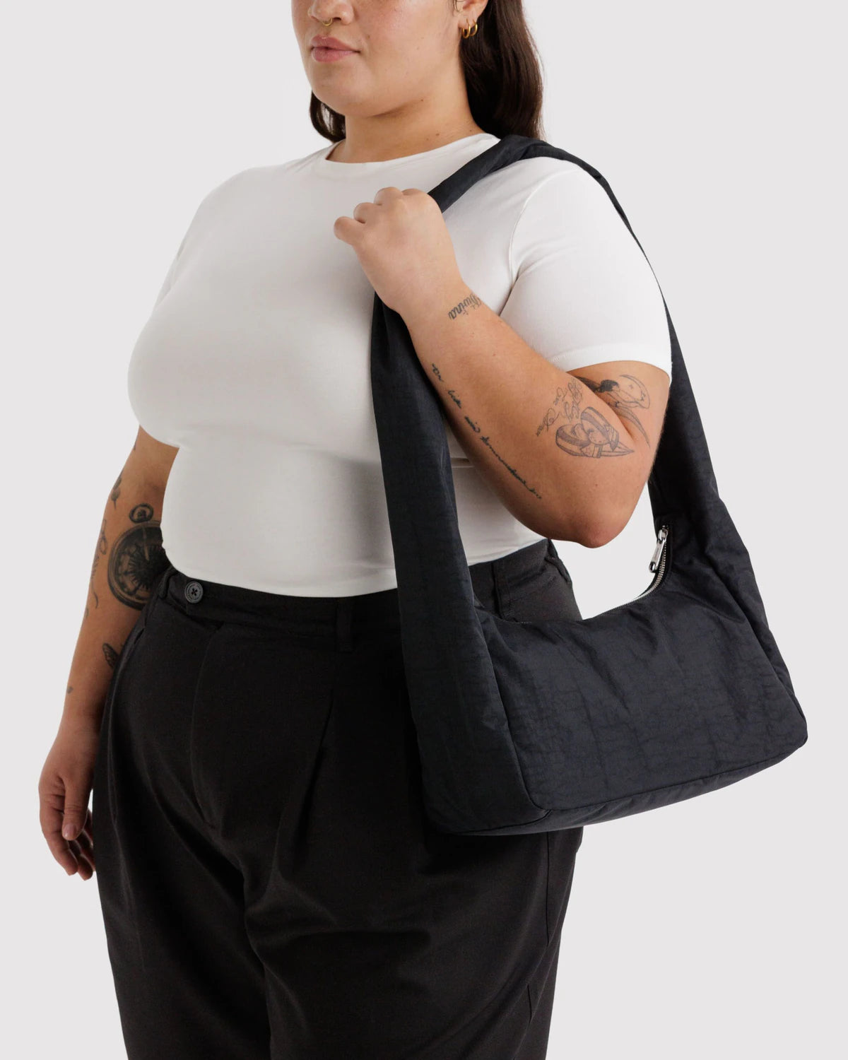 BAGGU Nylon Meringue Bag - Black