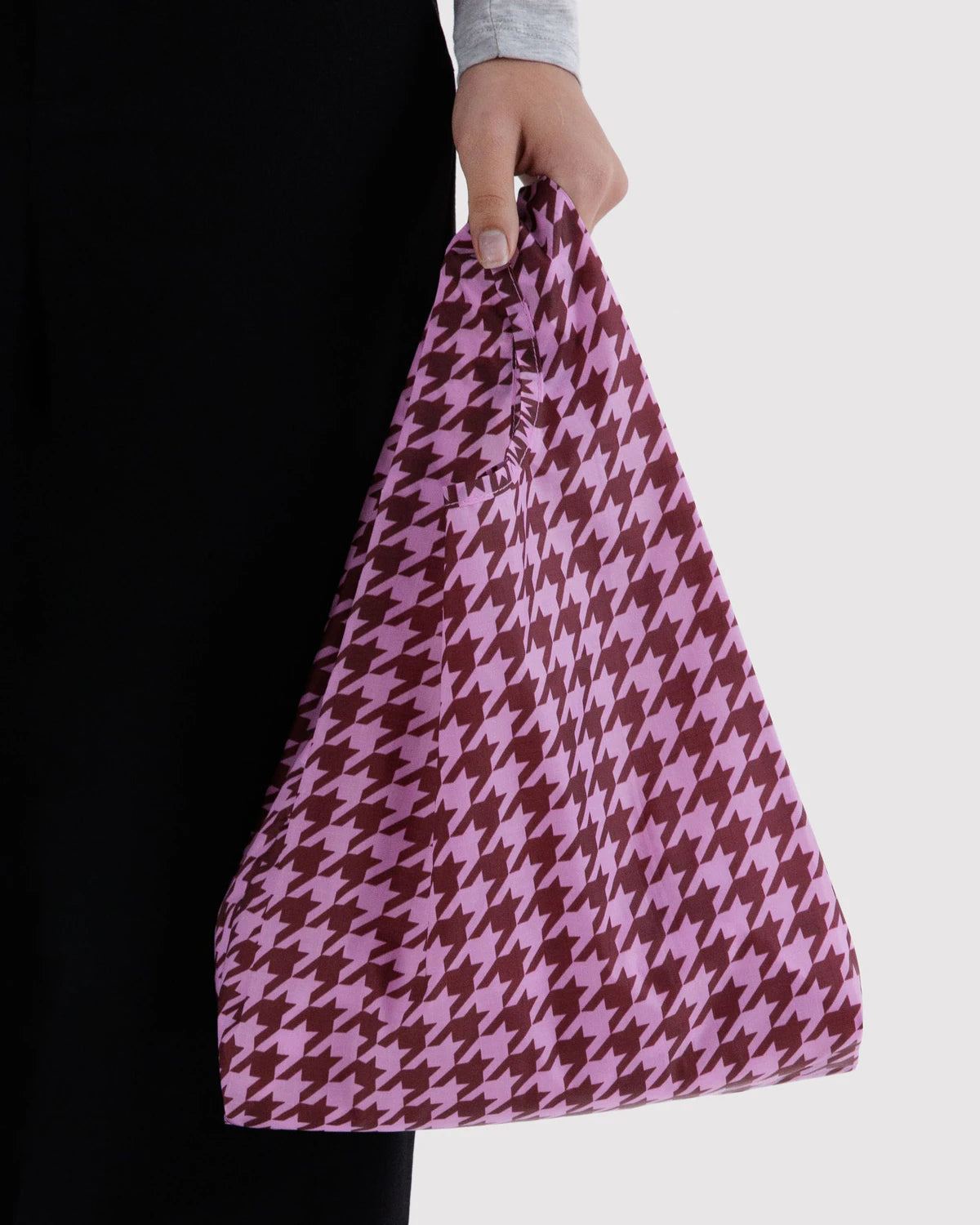 BAGGU Baby Baggu Reusable Bag - Pink Houndstooth