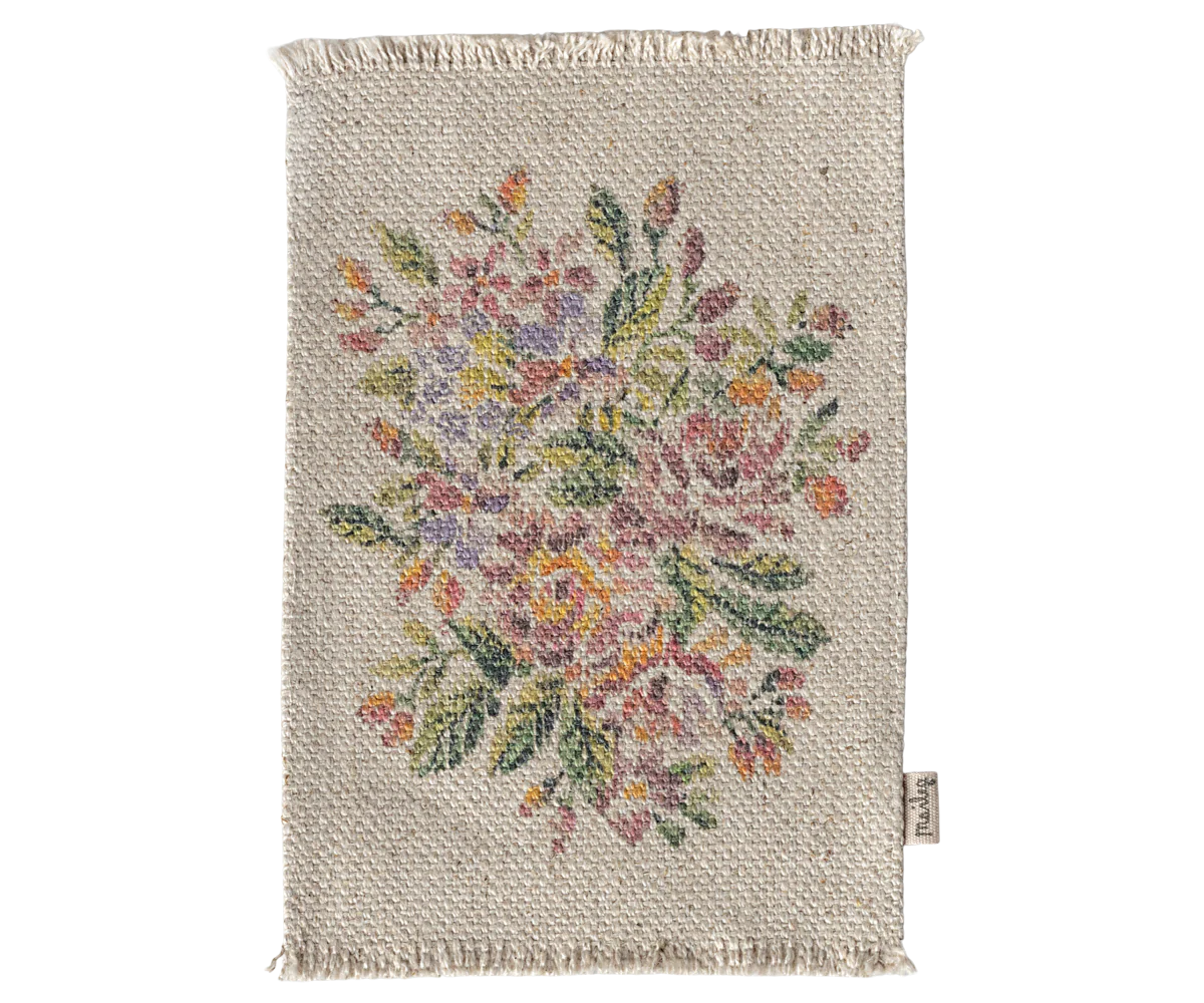 Maileg Rug Miniature Medium - Flowers