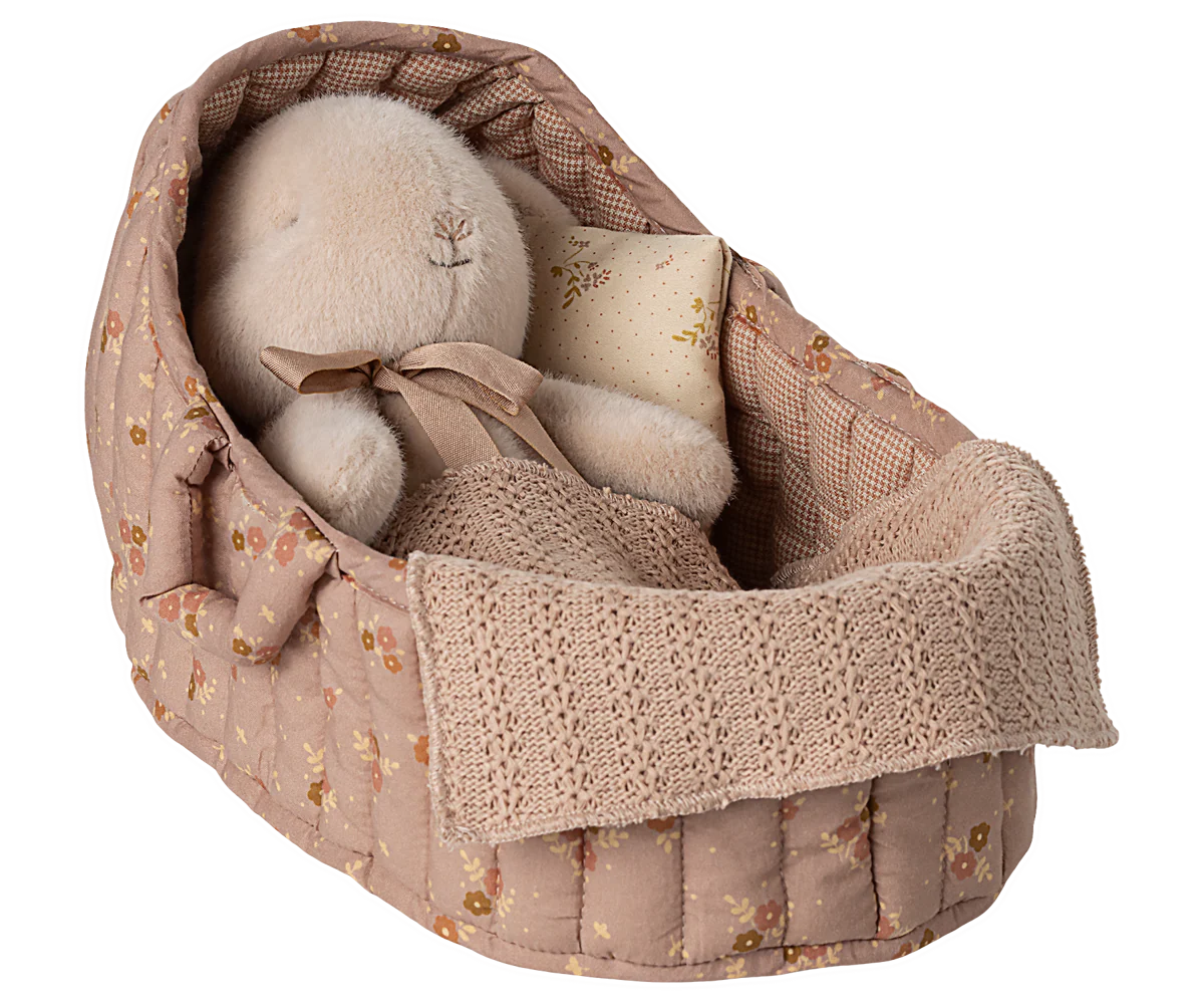 Maileg Large Carry Cot - Rose
