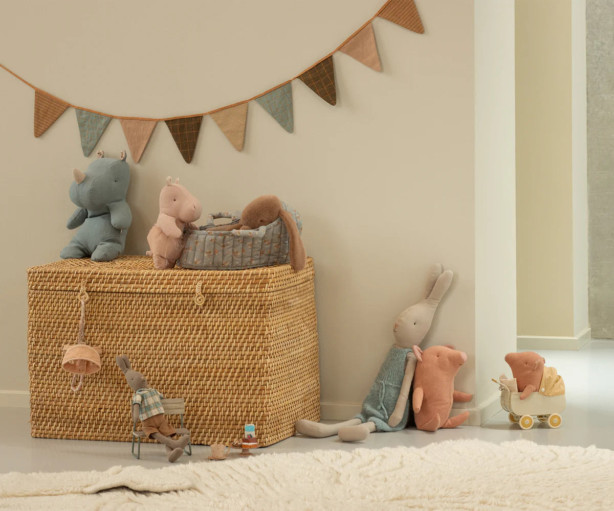 Maileg Large Carry Cot - Blue