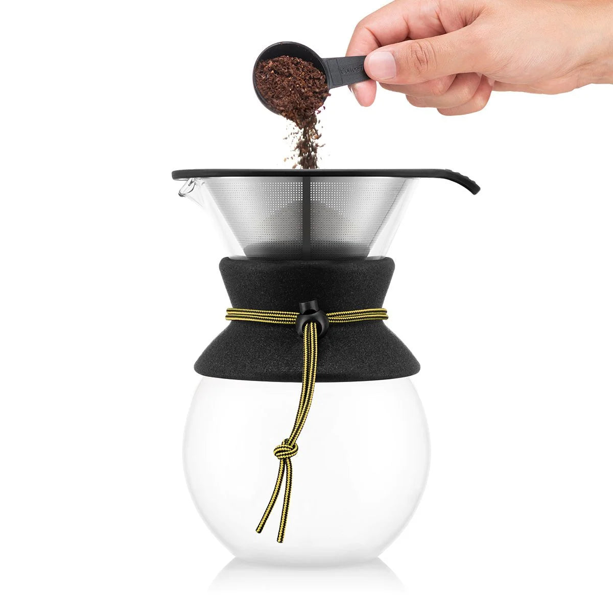 Bodum POUR OVER Coffee Maker - Permanent Filter 1L - Yellow