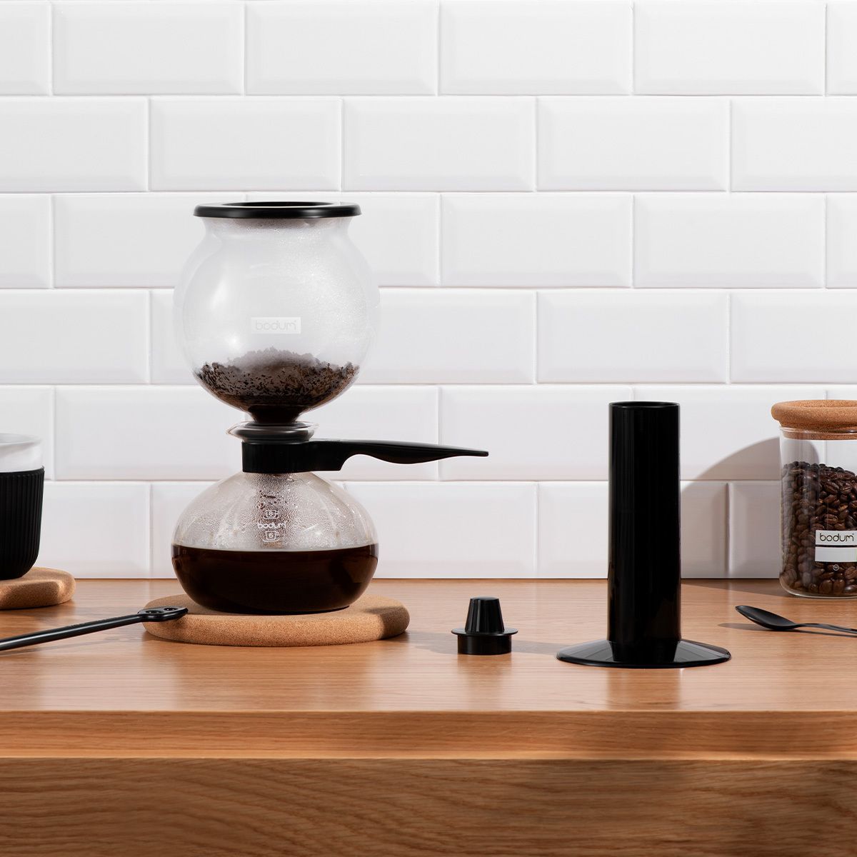 Bodum PEBO Vacuum Coffee Maker 8 Cup 1L