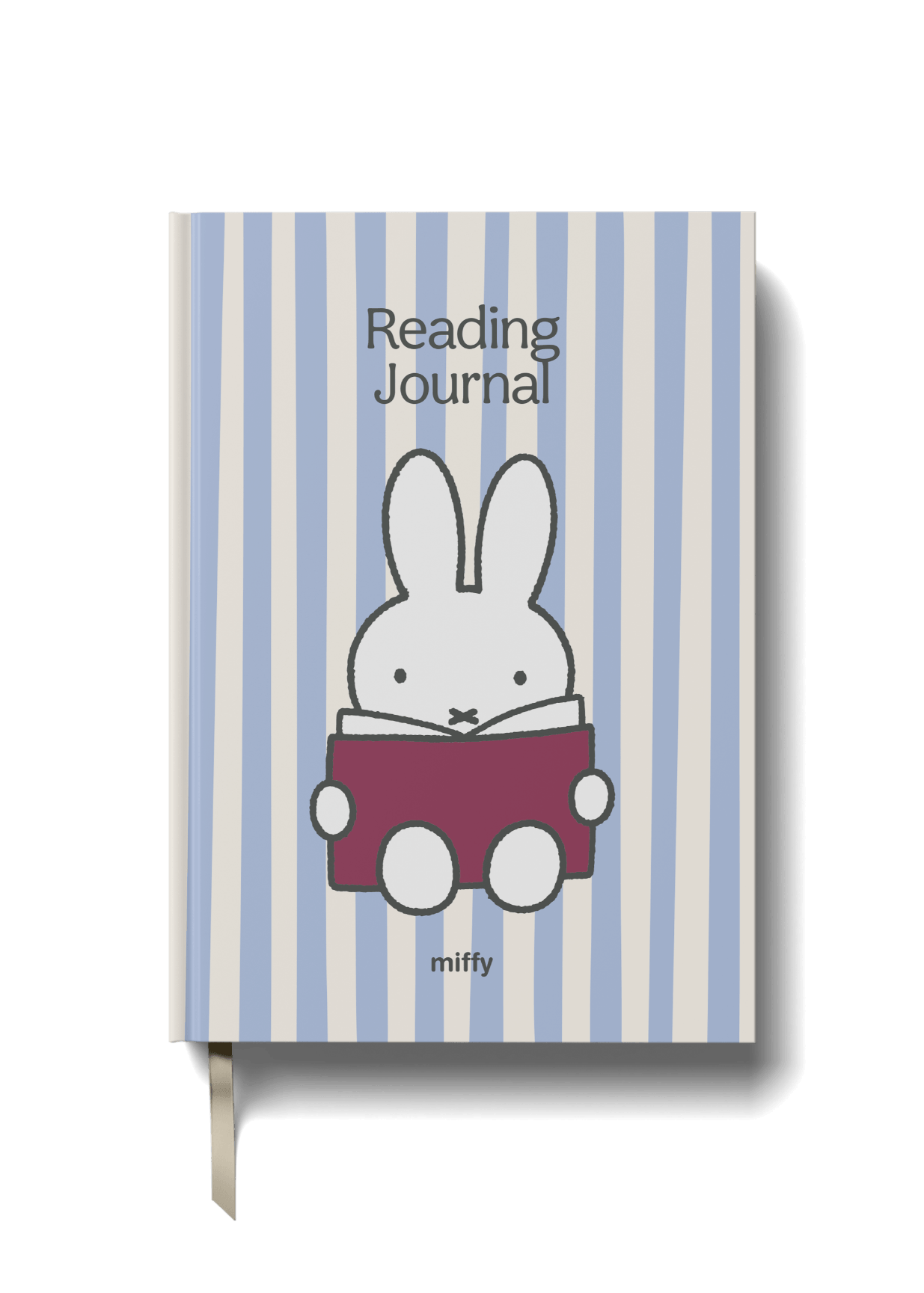 Miffy Reading Journal - Blue Stripes