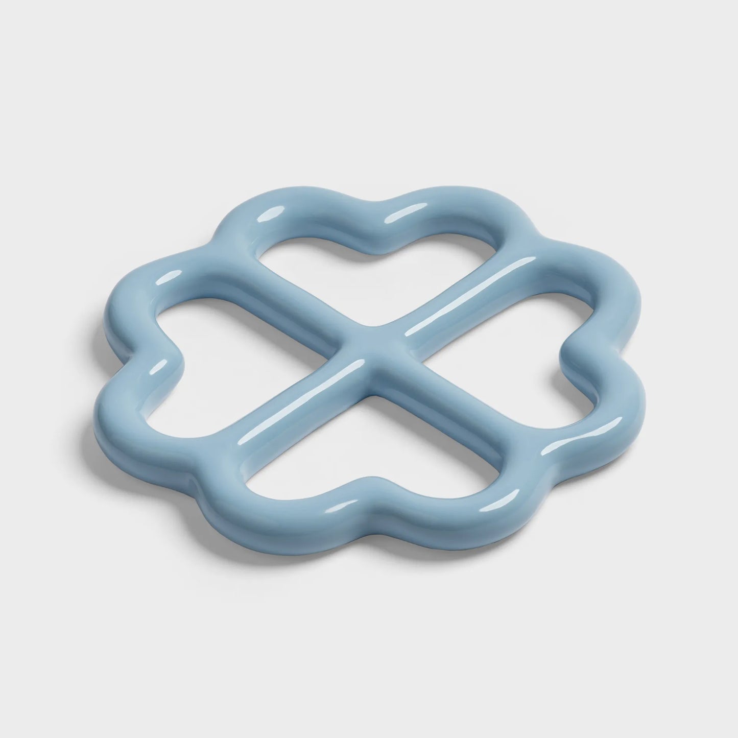 &Klevering Clover Trivet Blue