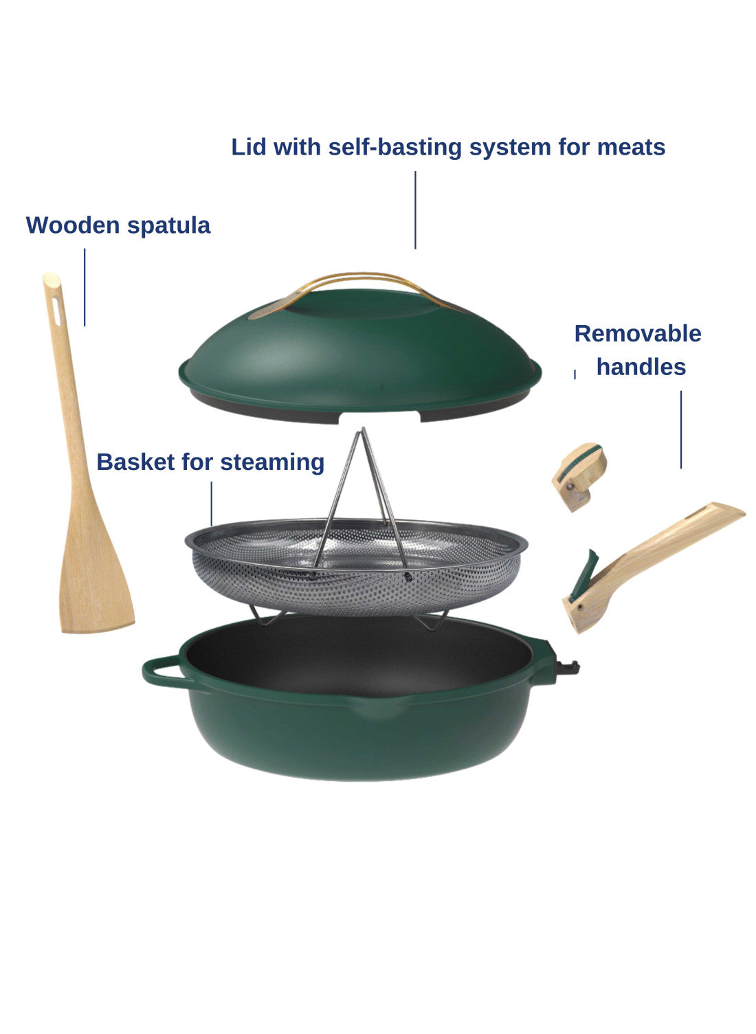 Cookut The Fabulous Pan 28CM - Green