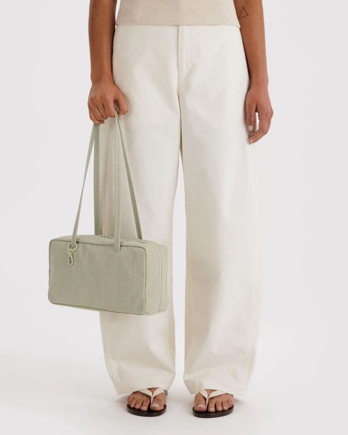 BAGGU Nylon Bowler Bag - Celadon