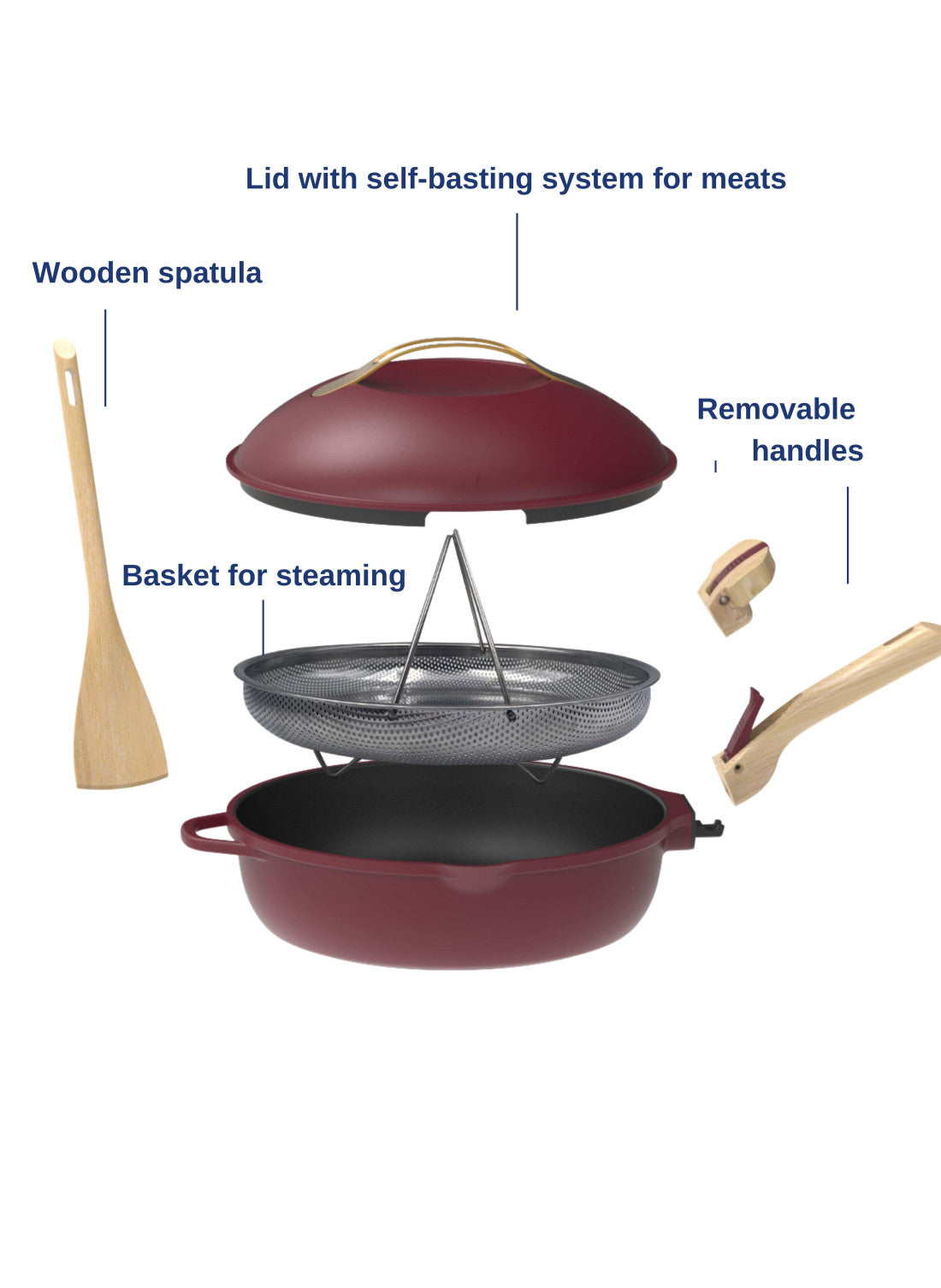Cookut The Fabulous Pan 24CM - Ruby