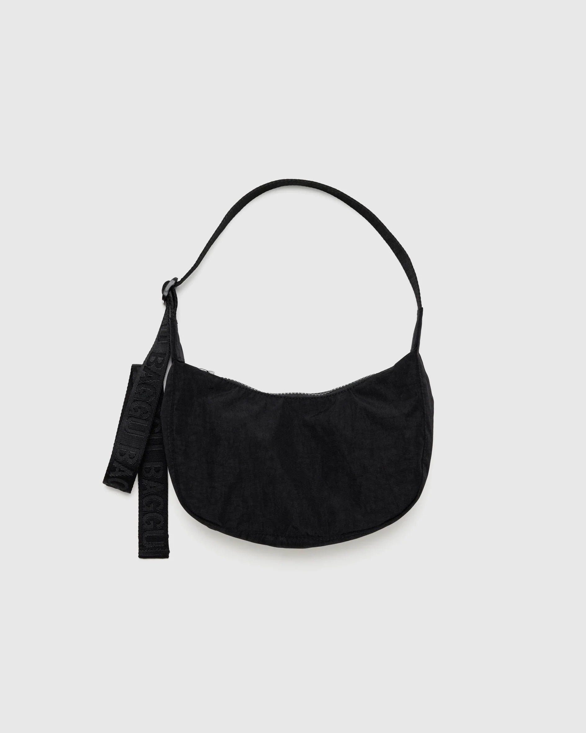 BAGGU Small Nylon Crescent bag in black