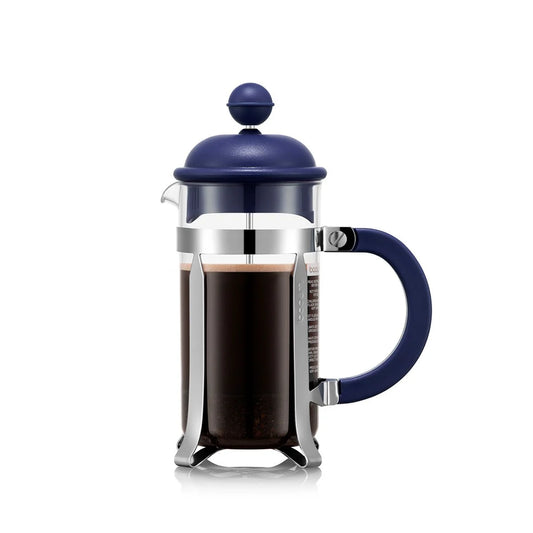 bodum french press coffee maker 3 cup in navy