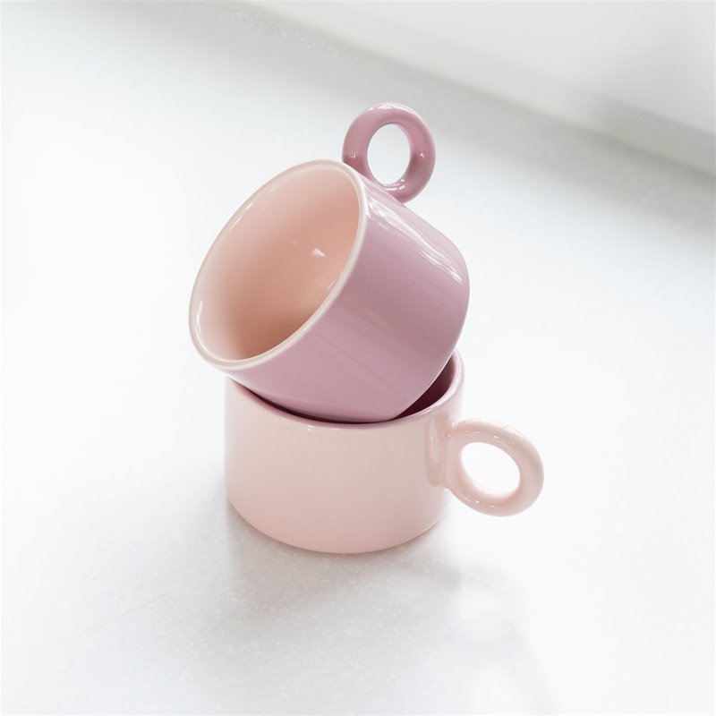 &Klevering Mug Chiquito Pink Set of 2