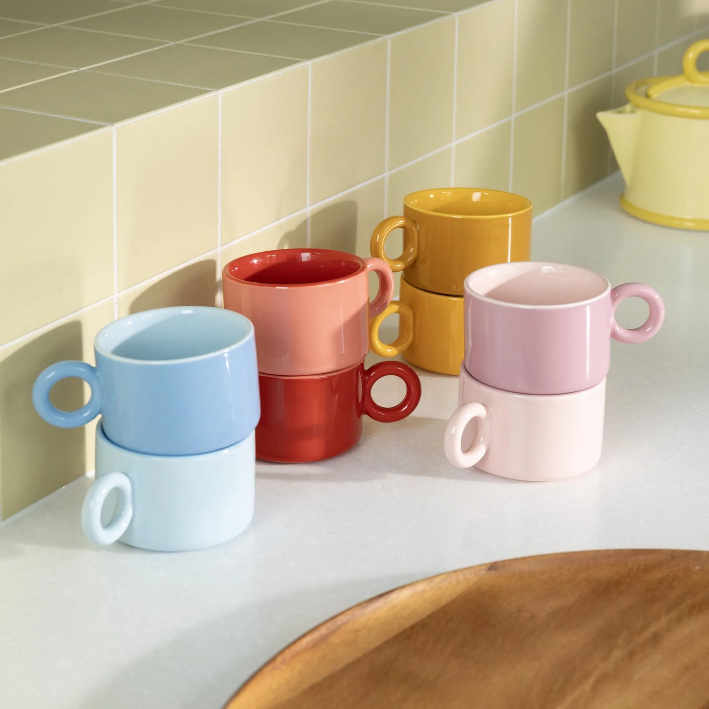 &Klevering Mug Chiquito Blue - Set of 2