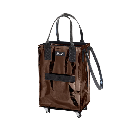 Hulken Original Rolling Small Tote Bag  - Chocolate Brown