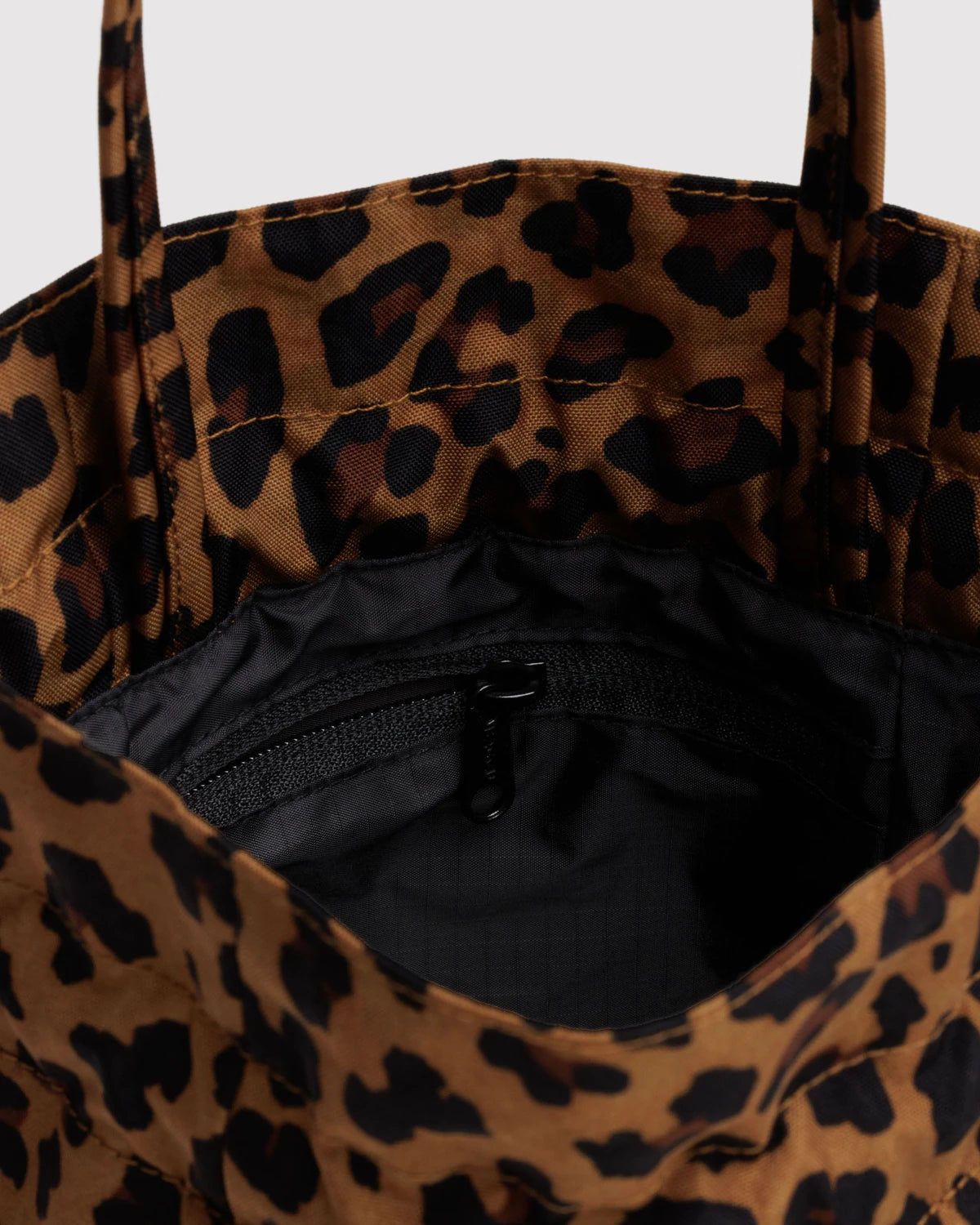 BAGGU Nylon Drawstring Bag - Leopard