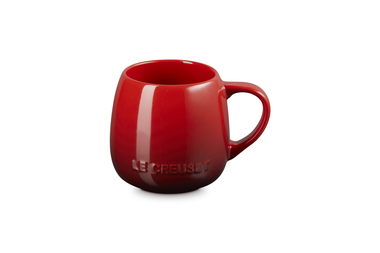 Le Creuset Stoneware Coupe Sphere Mug 320ml Cerise