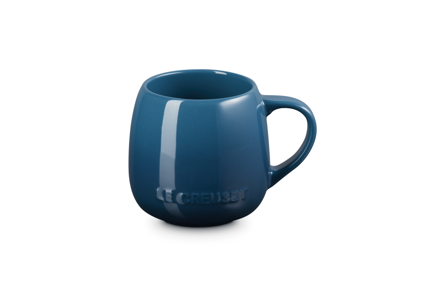 Le Creuset Stoneware Coupe Sphere Mug 320ml Deep Teal