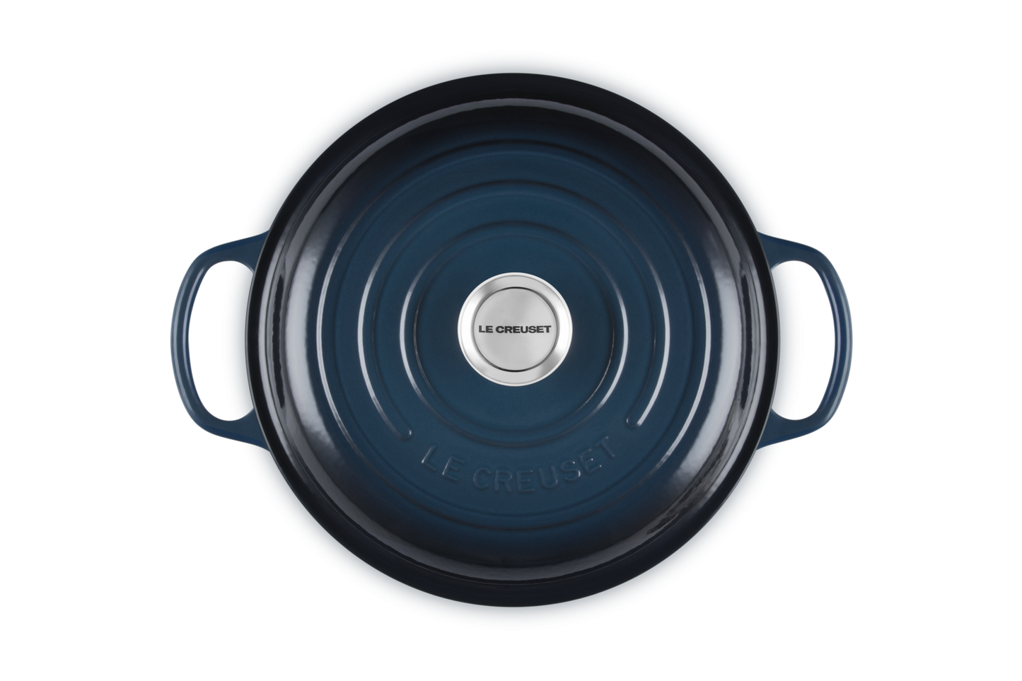 Le Creuset Cast Iron Shallow Casserole - Nuit 26cm