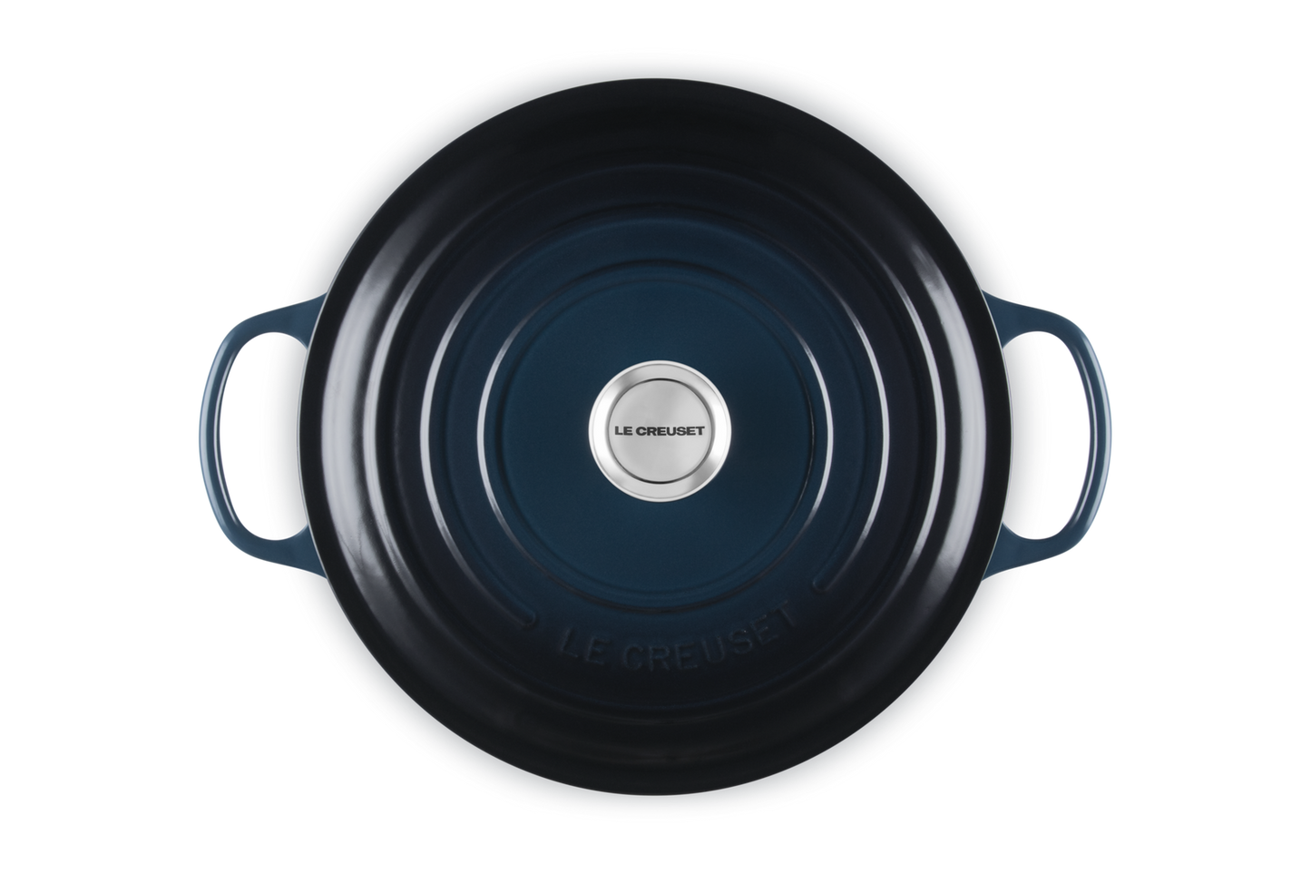 Le Creuset Cast Iron Round Casserole - Nuit 28cm