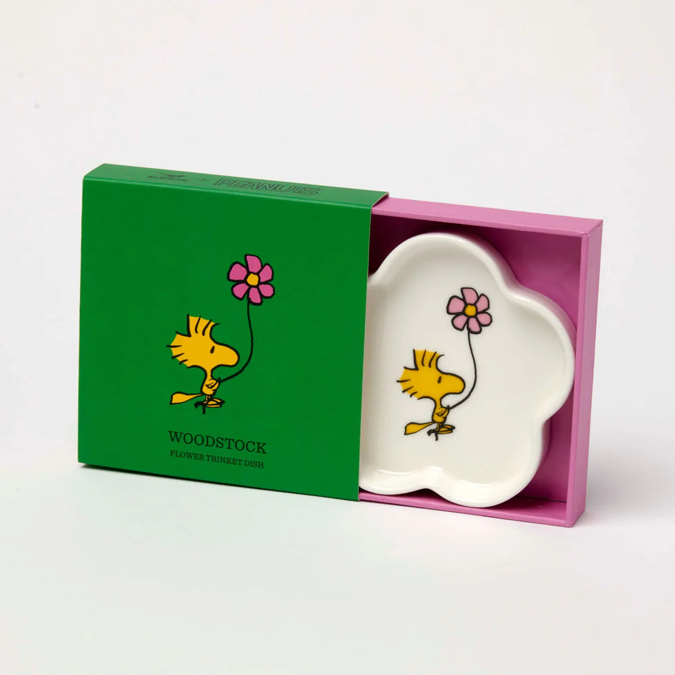 Magpie Peanuts Flower Shaped Trinket Dish Woodstock