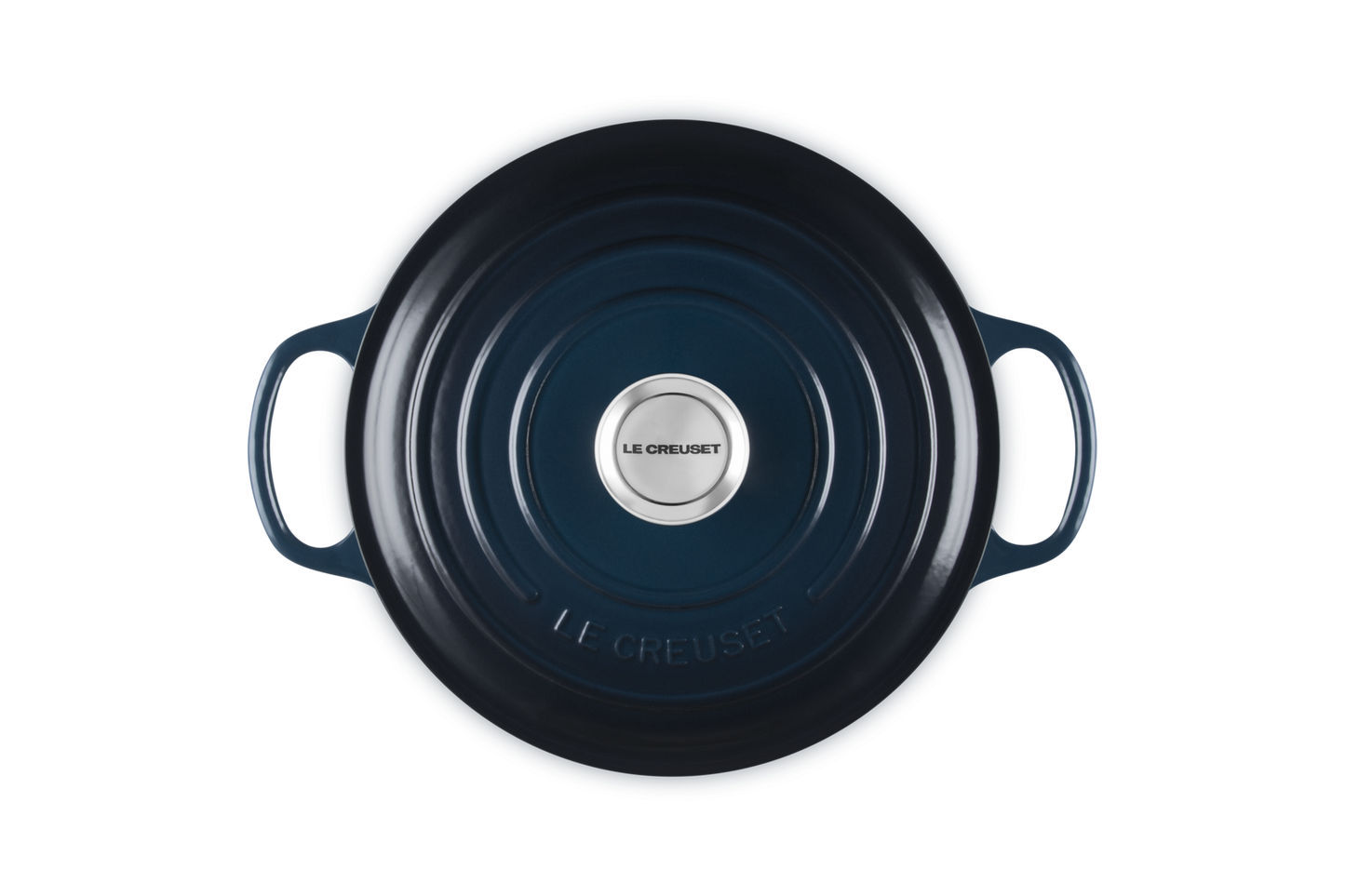 Le Creuset Cast Iron Round Casserole - Nuit 24cm