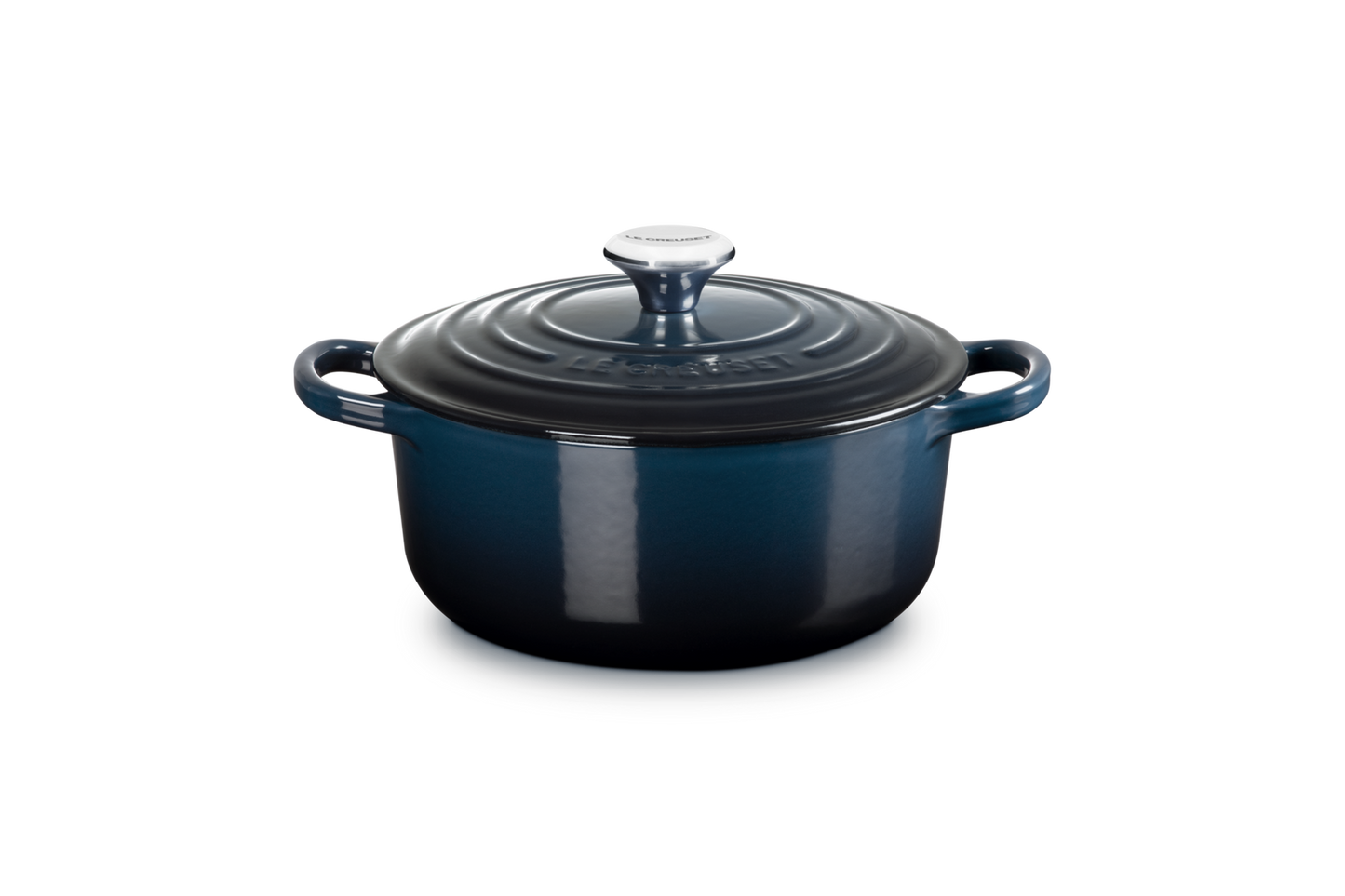 Le Creuset Cast Iron Round Casserole - Nuit 20cm