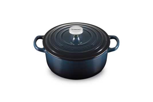 Le Creuset Cast Iron Round Casserole - Nuit 20cm