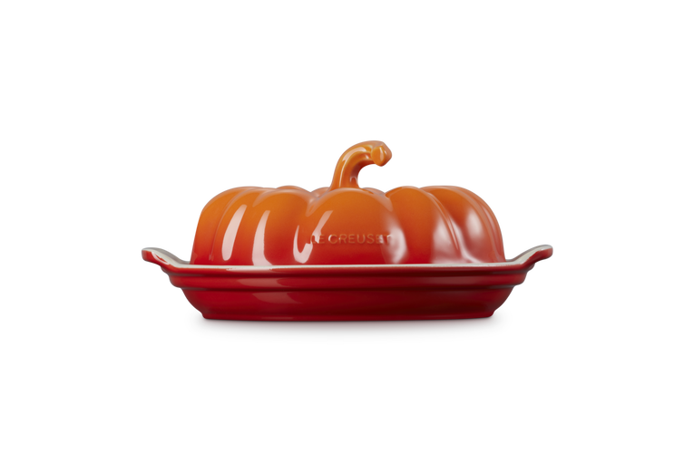 Le Creuset Pumpkin Butter Dish in Volcanic