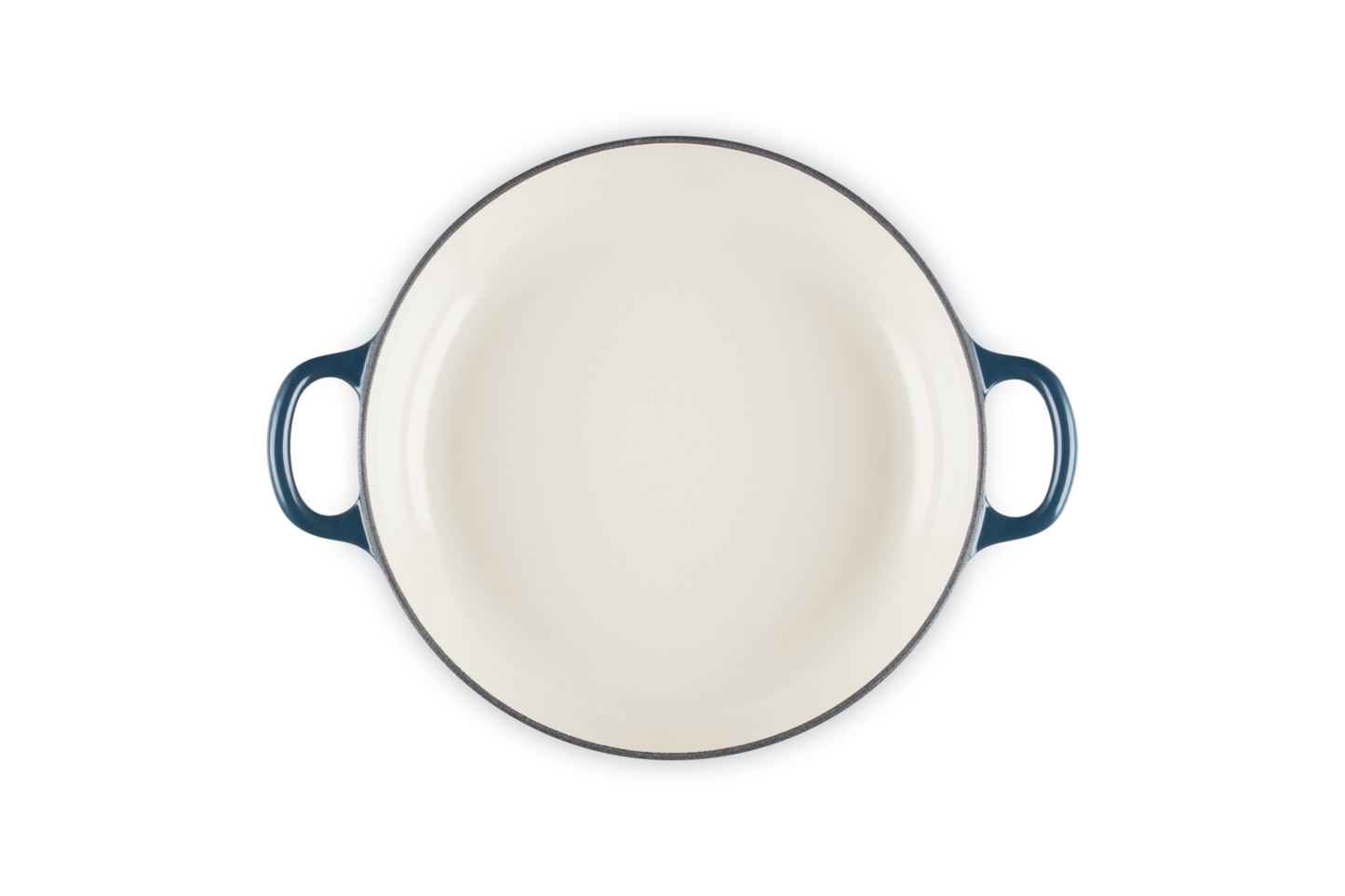 Le Creuset Cast Iron Shallow Casserole - Nuit 22cm