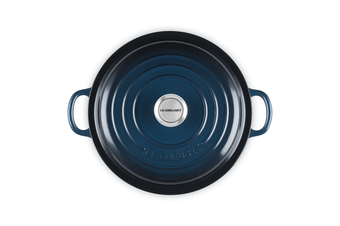 Le Creuset Cast Iron Shallow Casserole - Nuit 22cm