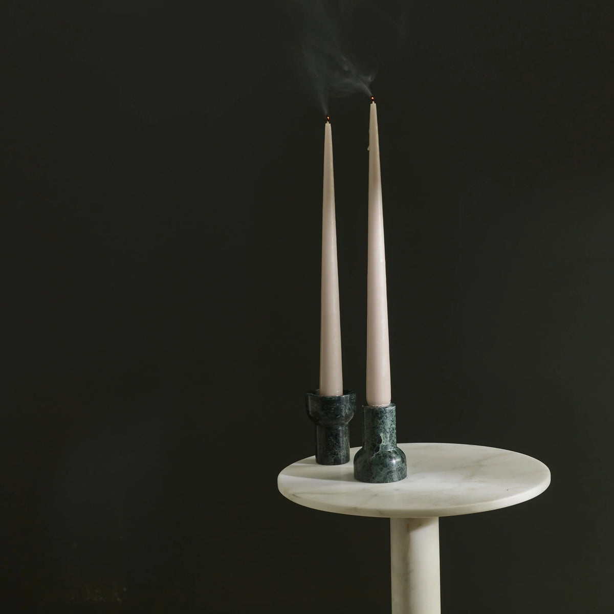 Aaron Probyn Como Tealight & Taper Candle Holder - Forest Green