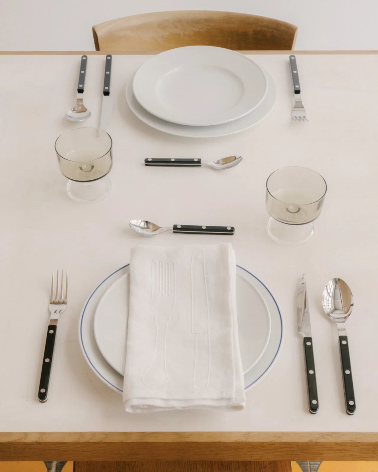 SABRE PARIS Soup Spoon - Bistrot Solid Black