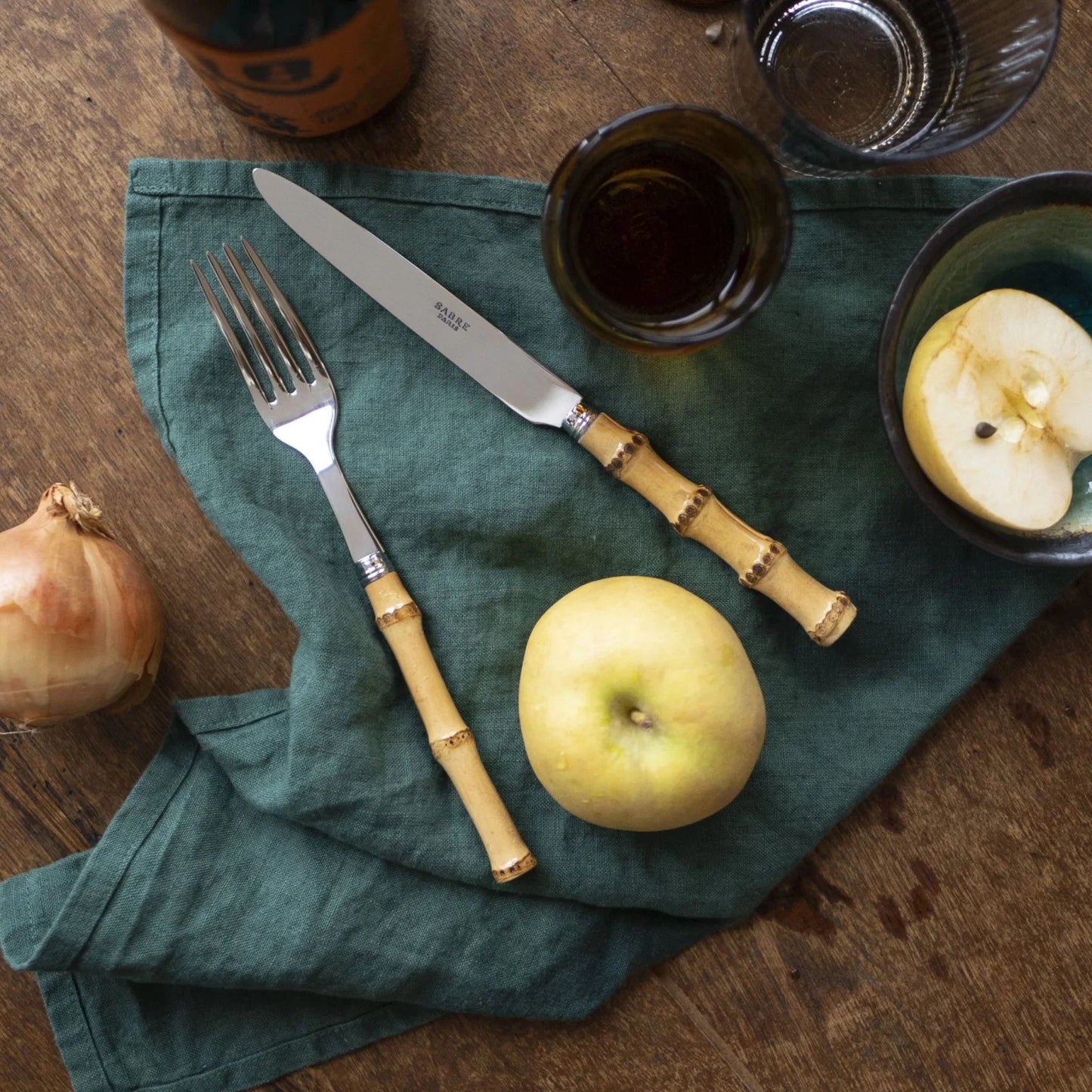SABRE PARIS Dinner Fork - Panda Bamboo Light