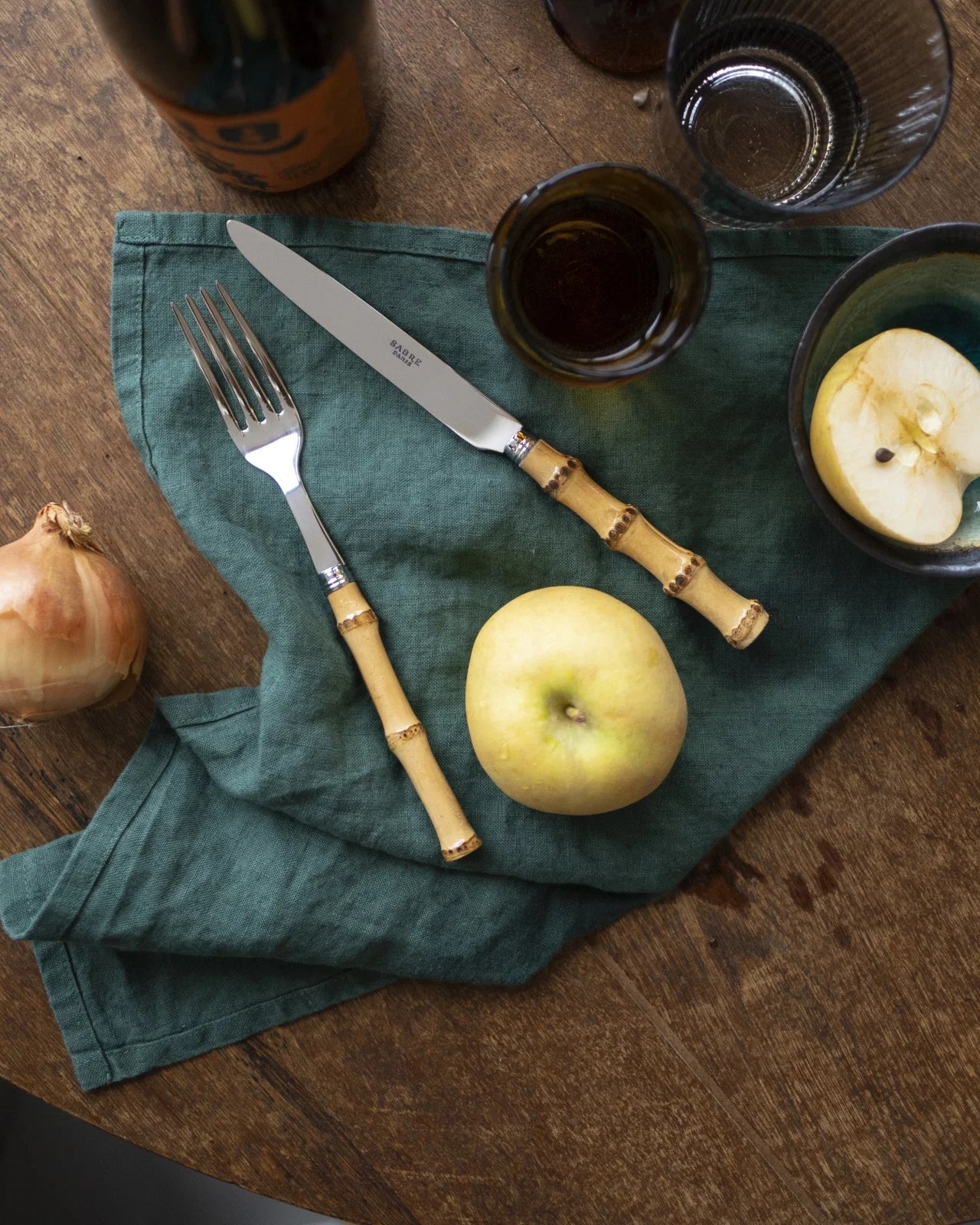 SABRE PARIS Dinner Knife - Panda Bamboo Light
