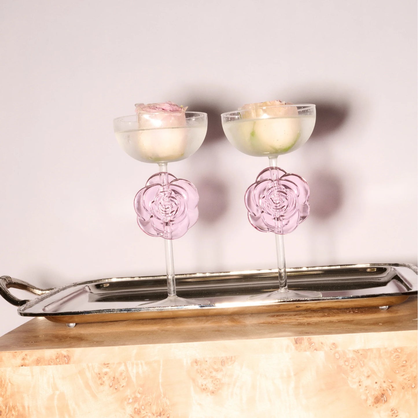 Lepelclub Rose Coupe Glass - Pink