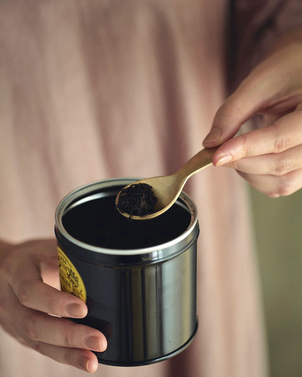 Fog Linen Brass Tea Caddy Spoon
