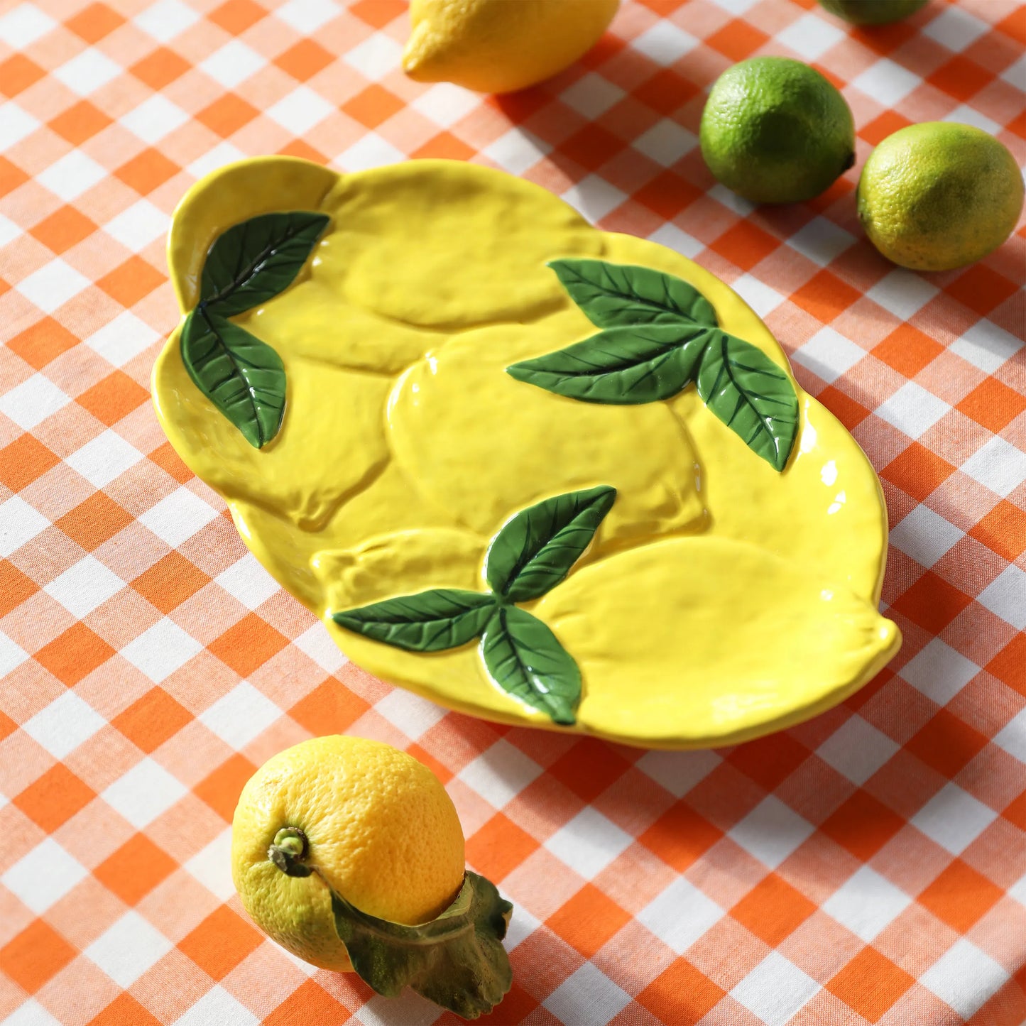 &Klevering Ceramic Lemon Plate