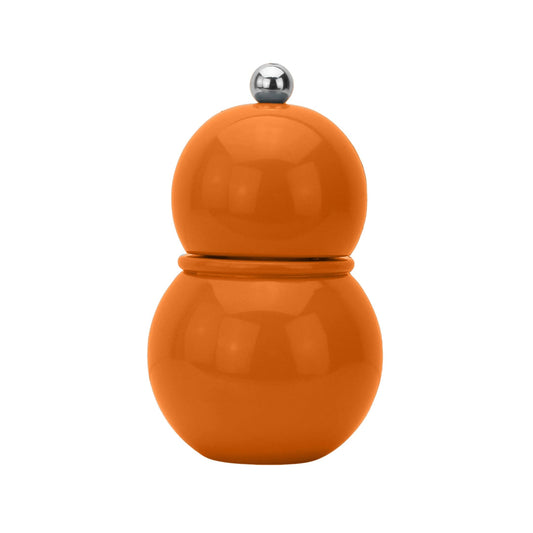 Addison Ross Orange Lacquer Chubbie Salt/Pepper Mill