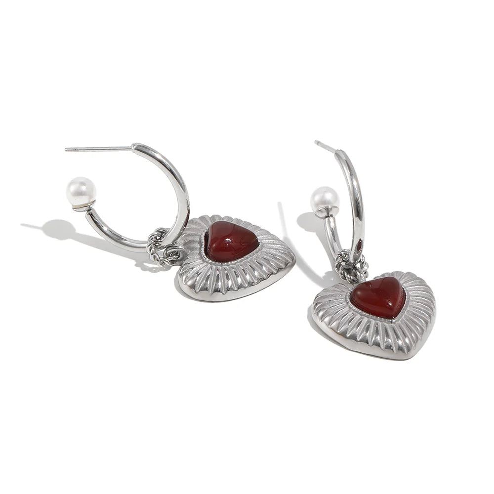 Recreation Jewels Dolly's Hoop Earrings - Silver