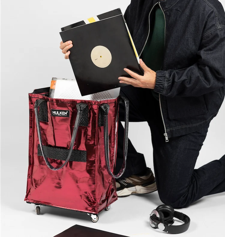 Hulken Original Rolling Small Tote Bag - Cosmic Red
