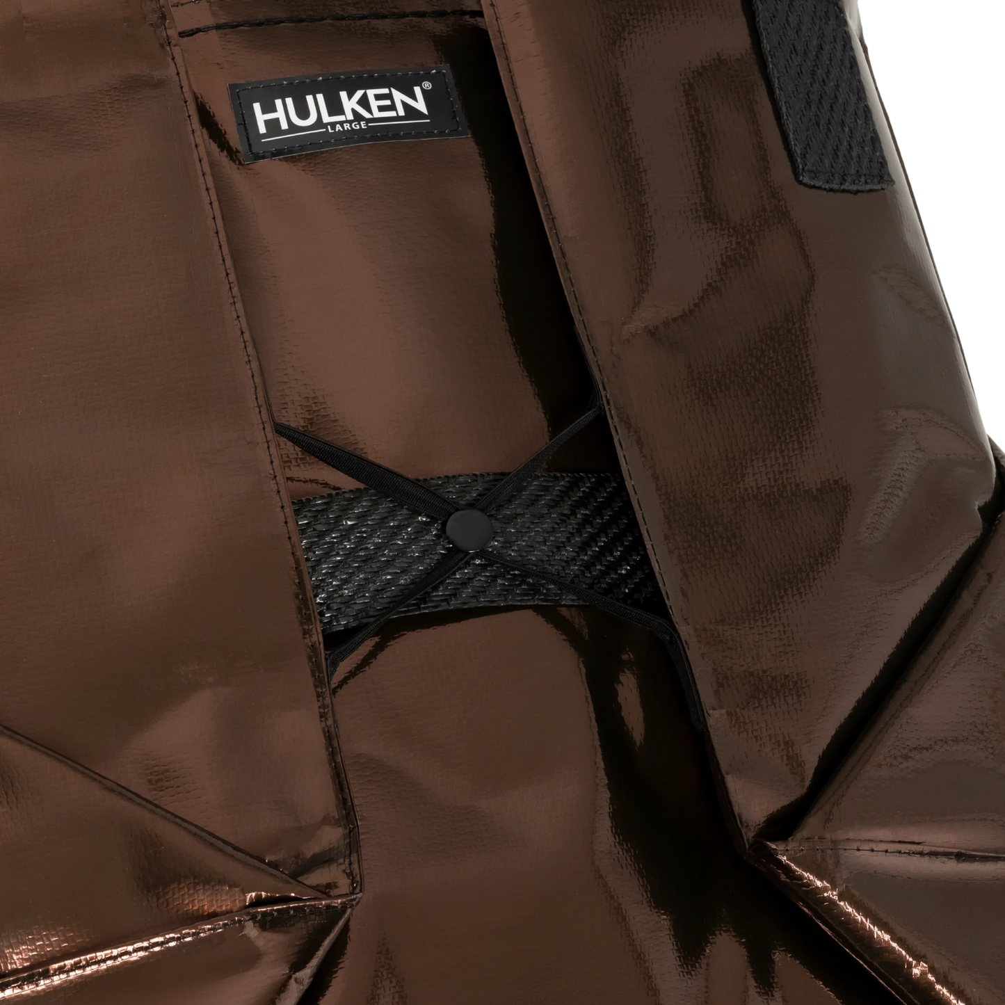 Hulken Original Rolling Medium Tote Bag - Chocolate Brown