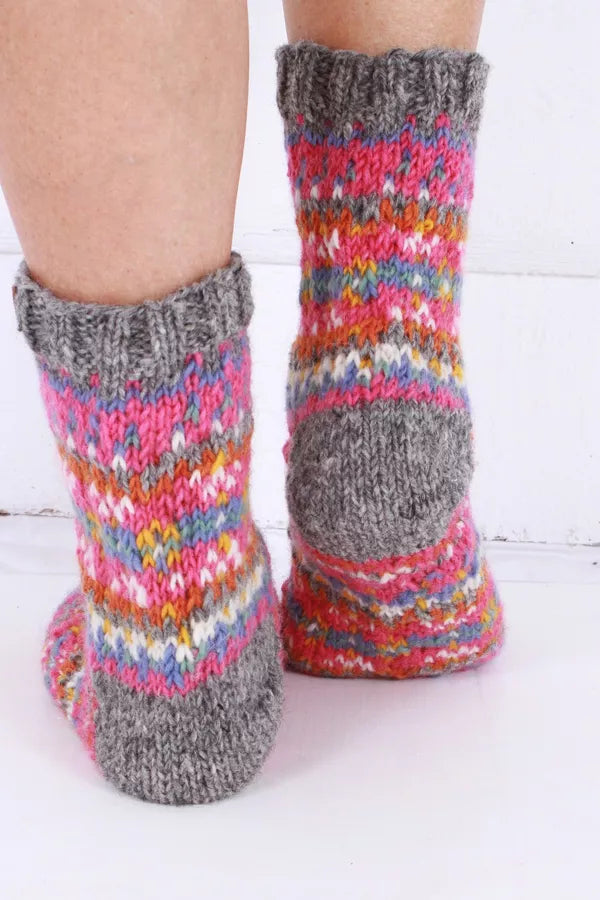 Pachamama Iona Sofa Socks Pink