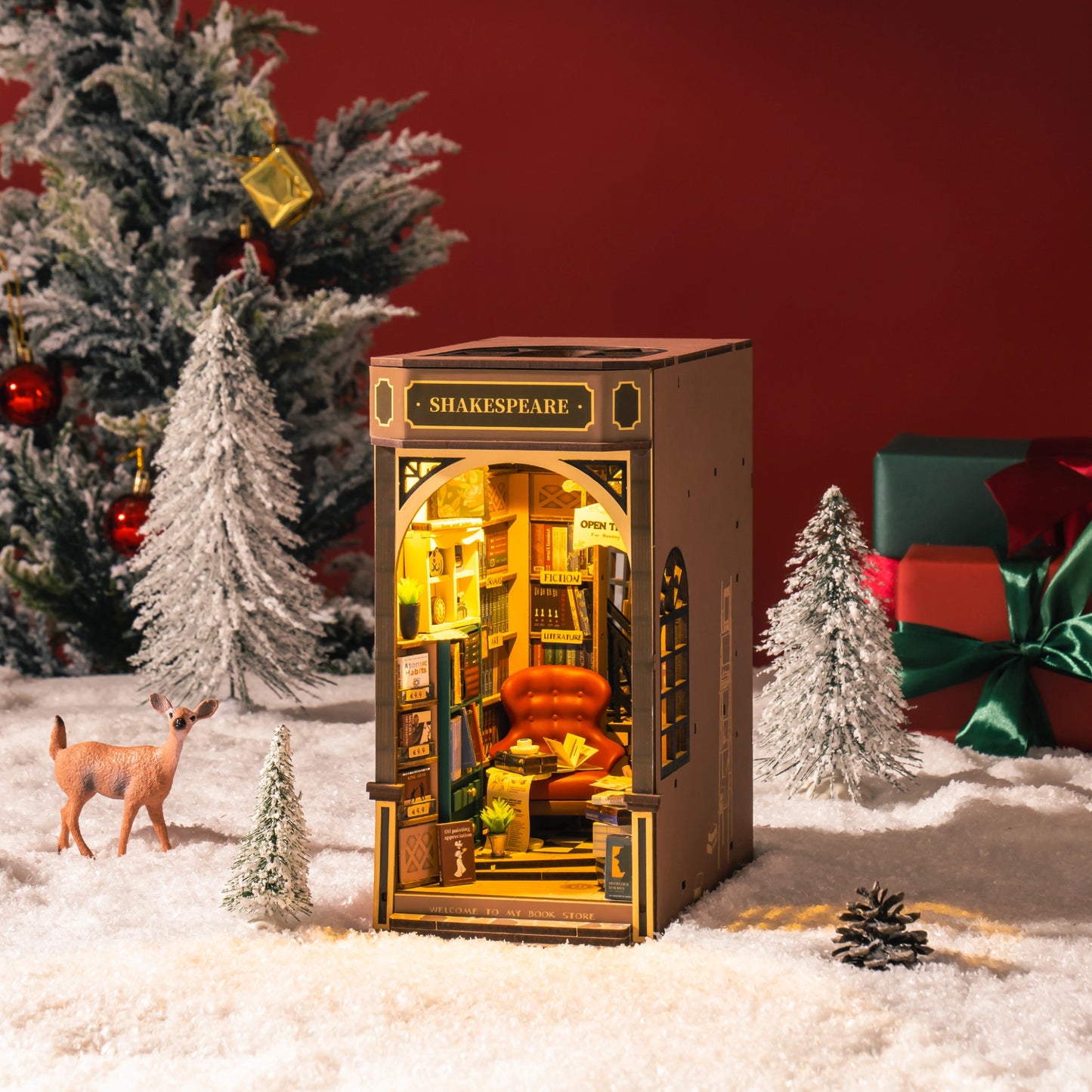 Rolife Book Nook Shelf Insert - Bookstore