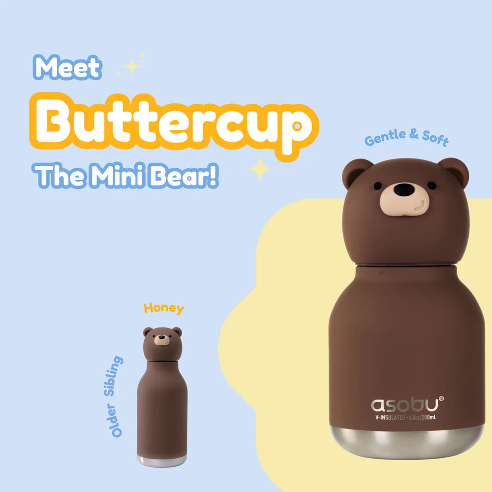 Asobu Mini Brown Bear Bestie Bottle