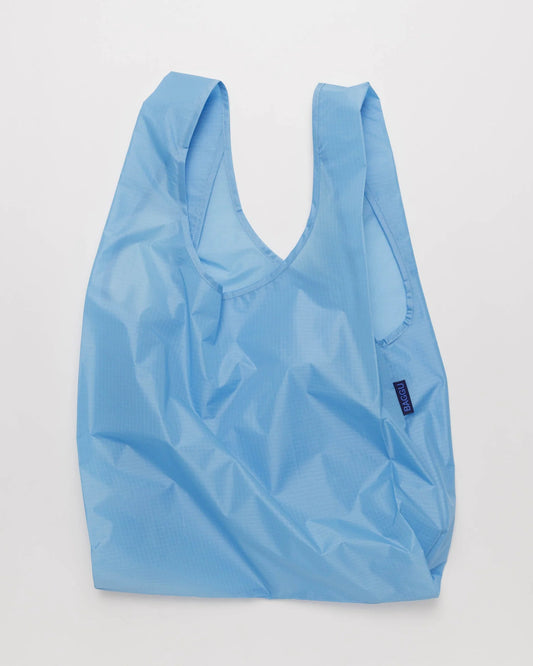 baggu standard reusable bag in soft blue