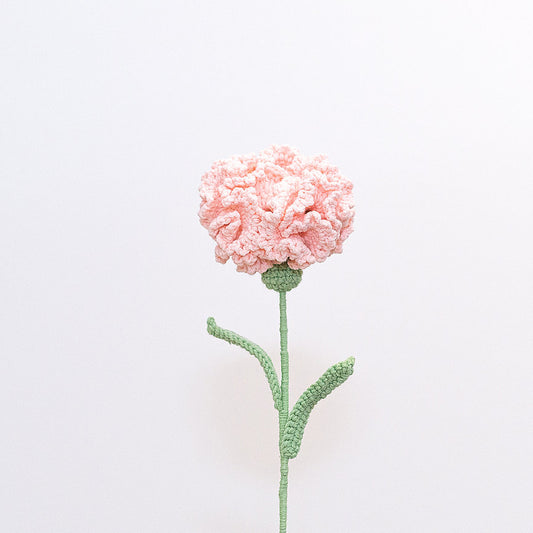 handmade crochet carnation flower