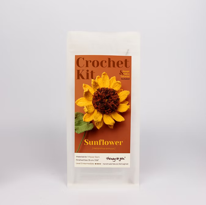 Sunflower DIY Crochet Kit